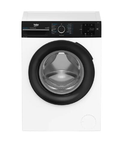 Beko BM3WFSU37413WPBB1 veš mašina bijele boje sa prednjim punjenjem i modernim dizajnom